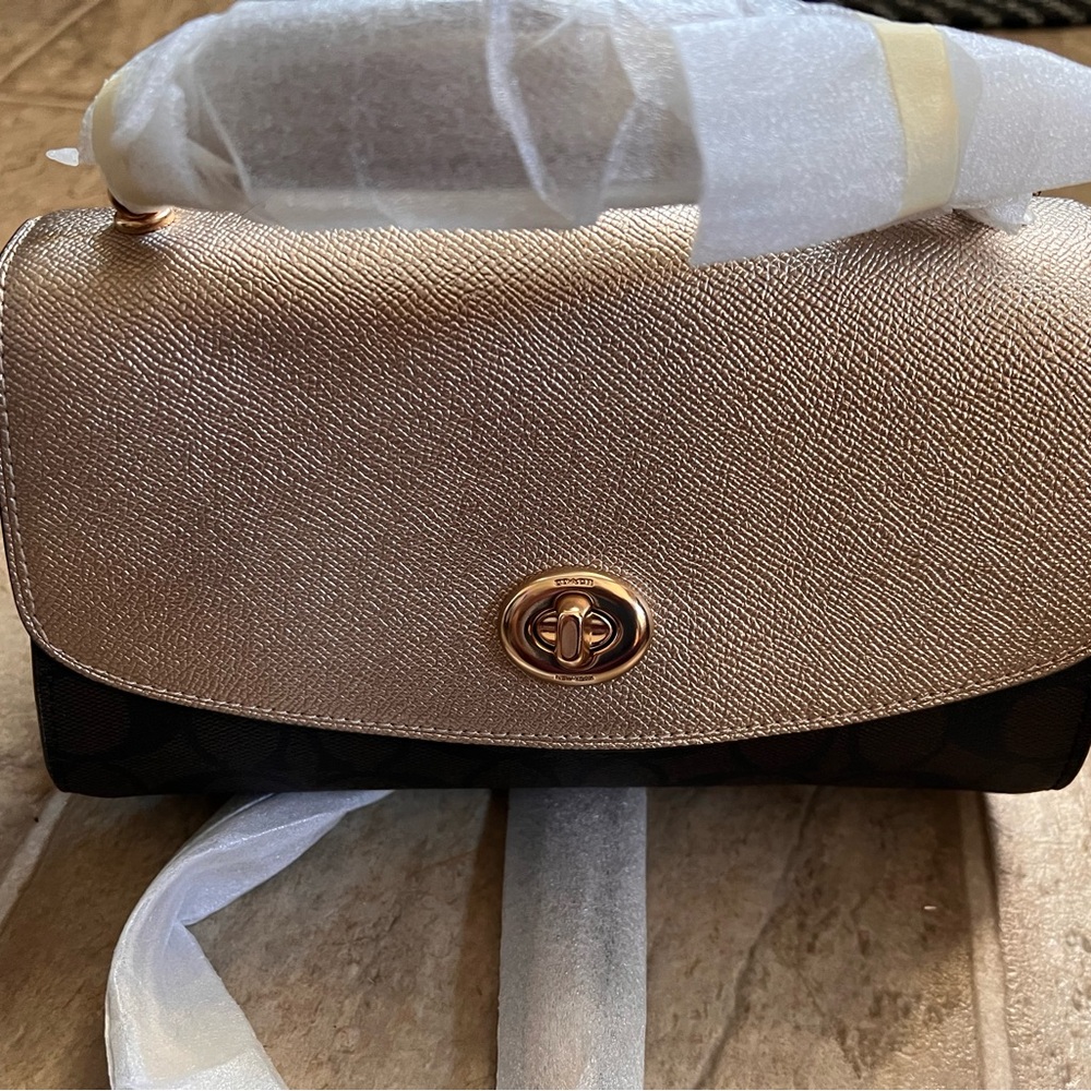 COACH Tilly Satchel 23 In Signature Canvas
